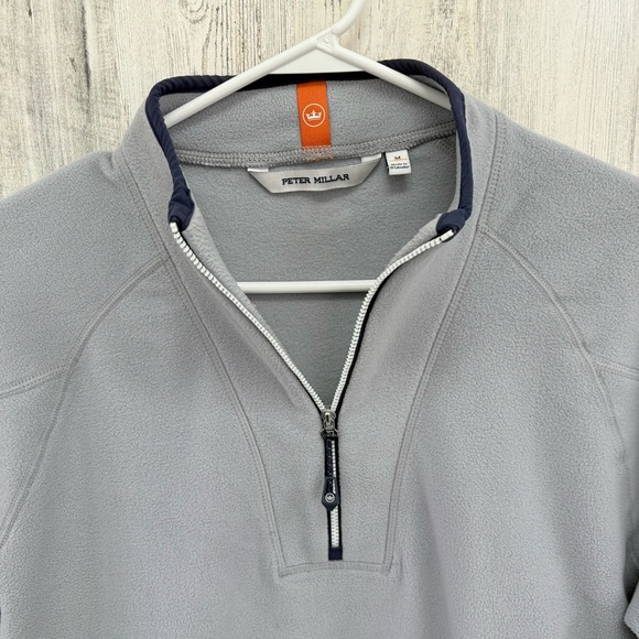 Peter Millar Men’s Size Medium 1/2 Zip Crown Sports Micro Fleece Pullover - Picture 2 of 8